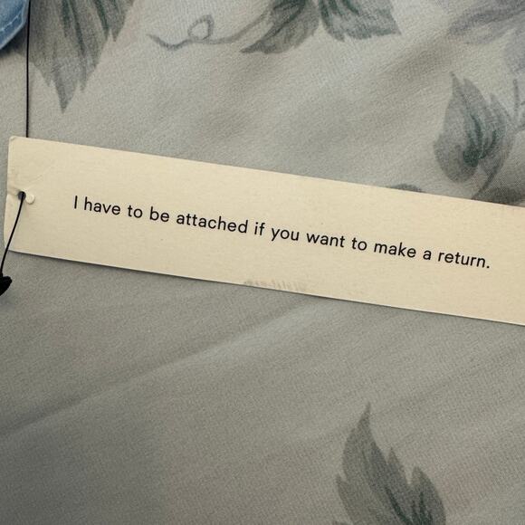 Reformation Ivan Silk Dress Fresh Air - Picture 12 of 14